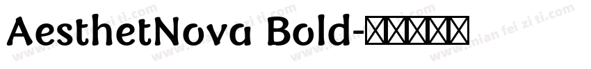 AesthetNova Bold字体转换